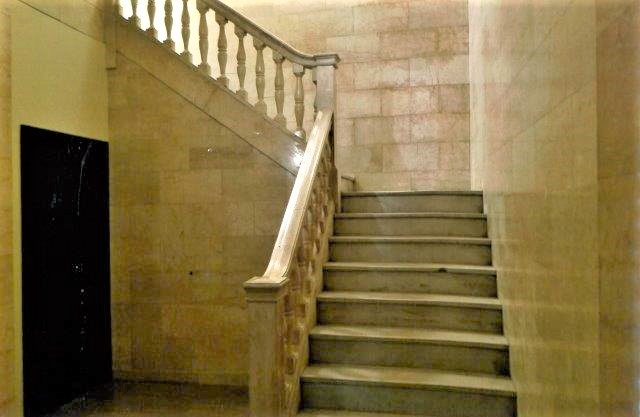After: interior view of lobby stair